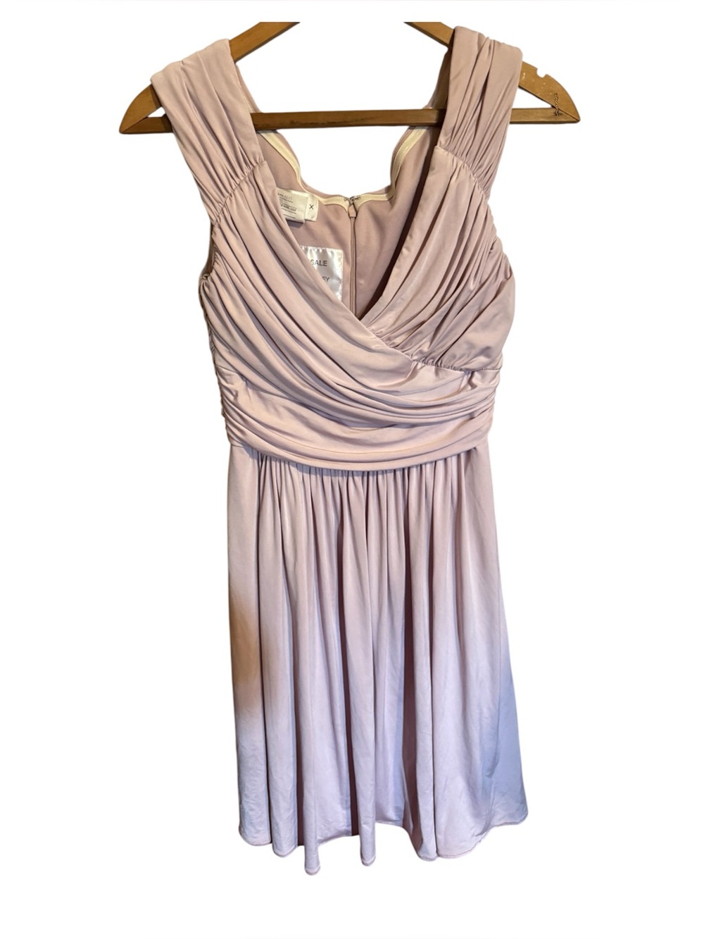 After six ruched homecoming bridesmaid formal party dress ladies rose medium 10